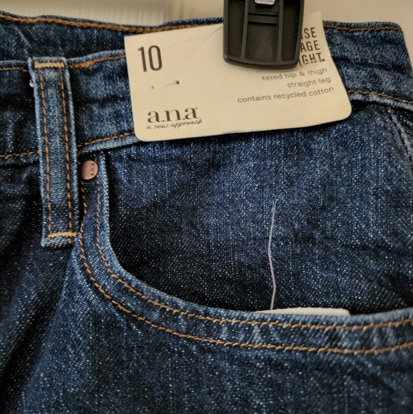 A.N.A. NWT High Waist Straight leg Jeans - Picture 3 of 4